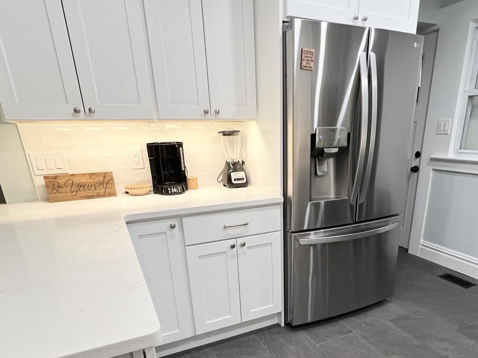 Large refrigerator with craft ice