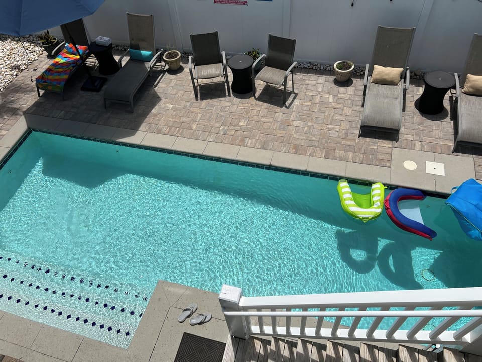 Sunny days poolside