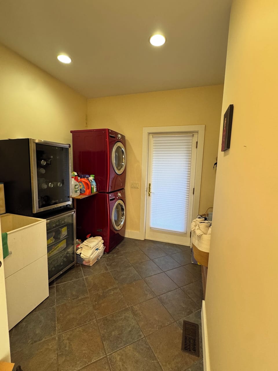 1st Floor Laundry Room and Beverage Coolers