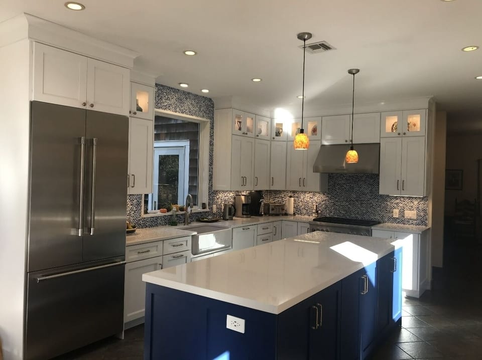 Kitchen with high end appliances