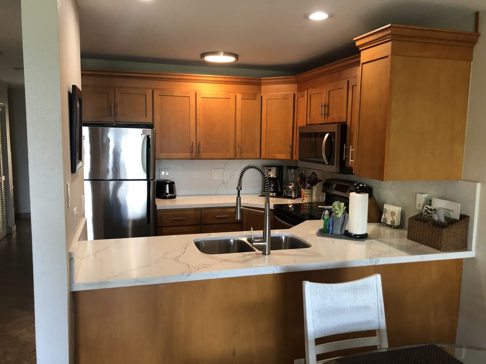 Remodeled kitchen
