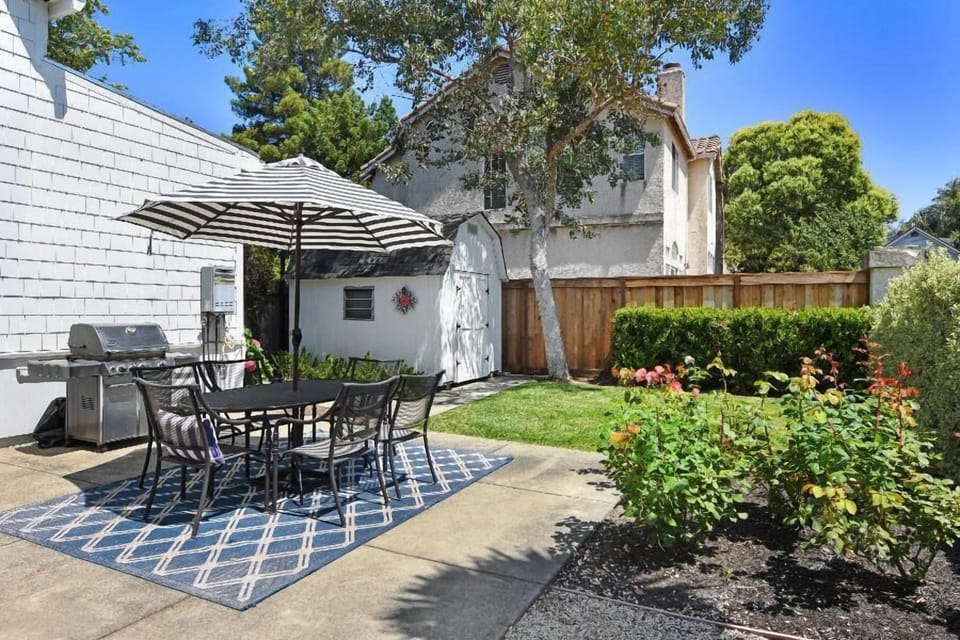 Backyard with patio