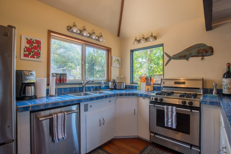 Kitchen - all steel appliances