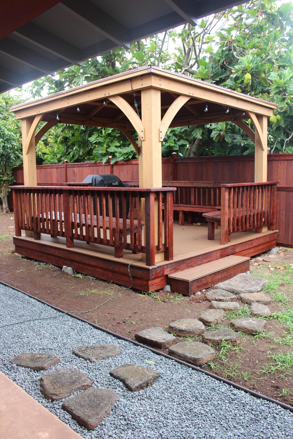 Deck and gazebo
