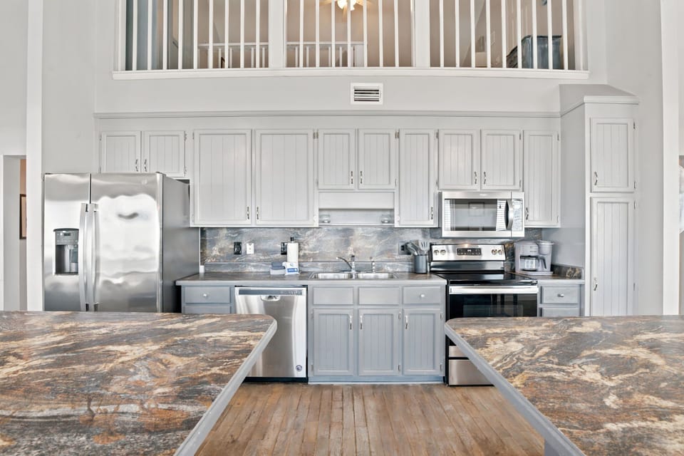 The kitchen has all you need