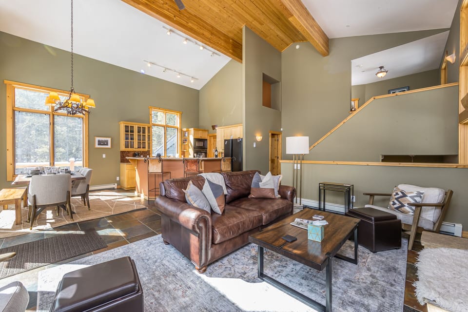 Main Living Space with Access to Deck