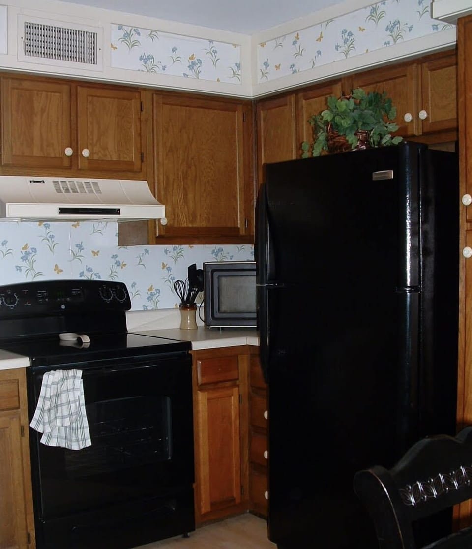 Kitchen. (Not pictured: Dishwasher and additional counter space.)