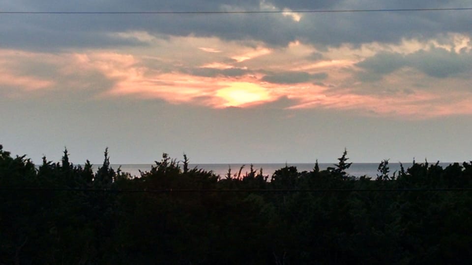 View of the sound from deck