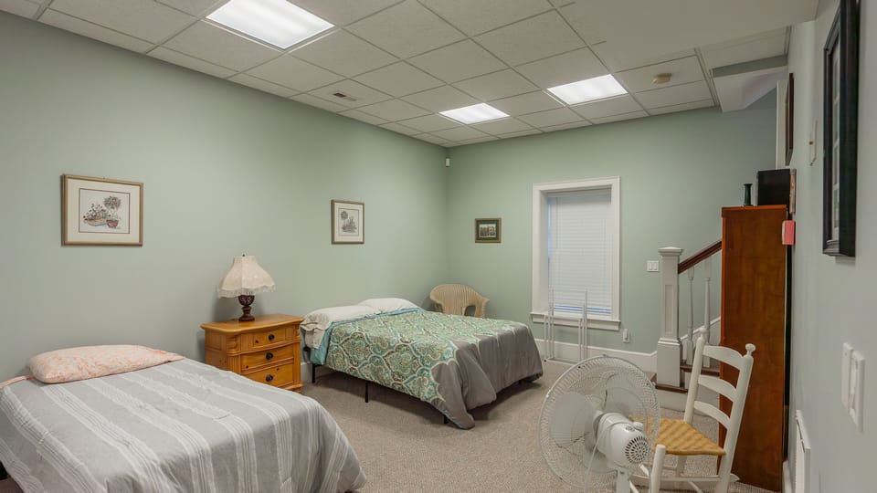 Basement other side of stairs