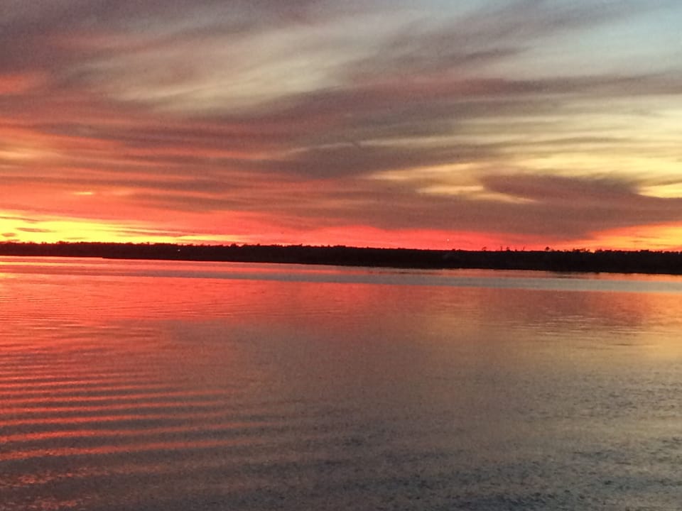 Beautiful sunsets in the area.