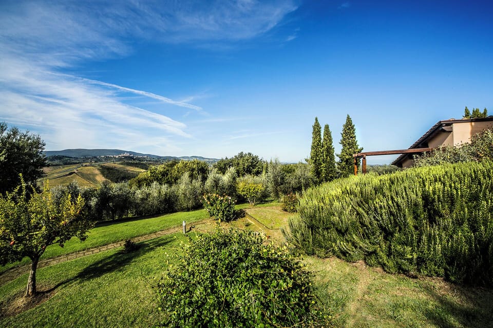 Private garden with guest house 