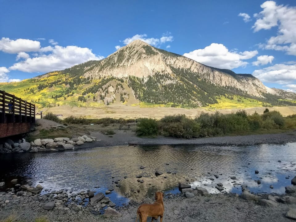 The Slate River 2 blocks away