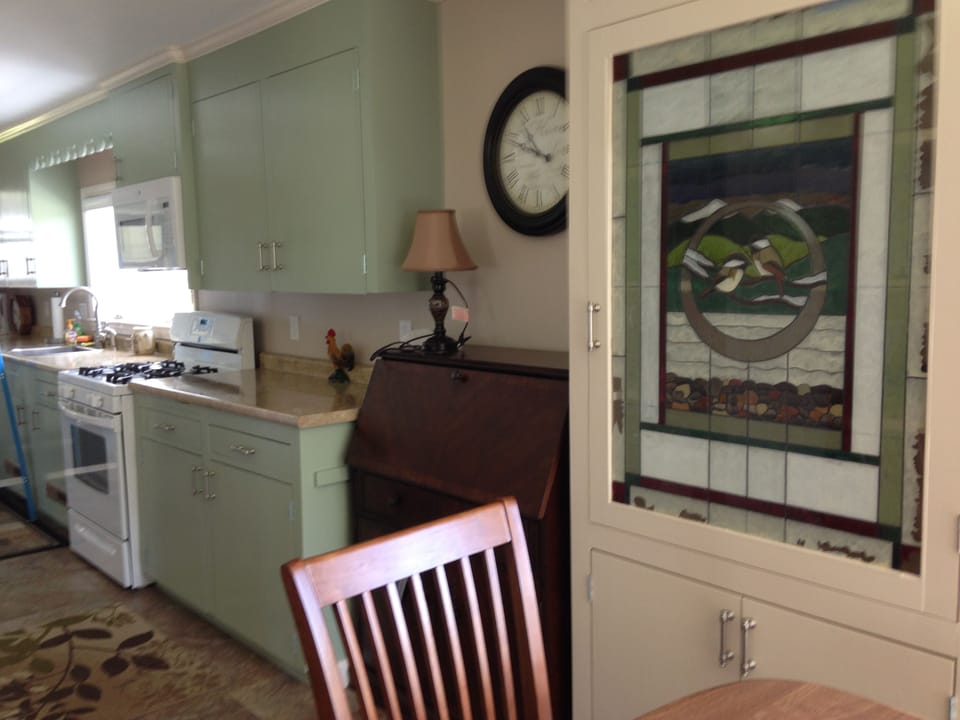 Kitchen with desk 