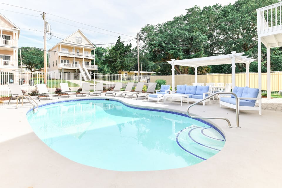 Large private pool and plenty of outdoor seating