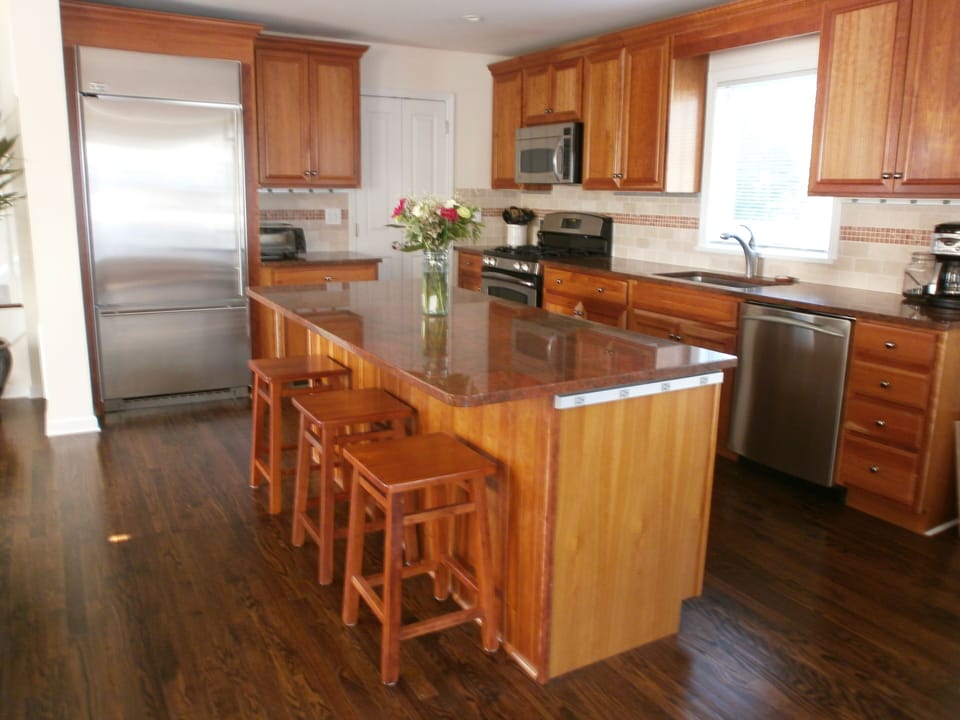Kitchen - stocked with all cooking utensils,   pots, pans & bakeware