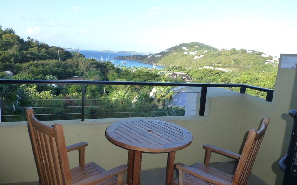 Great view from private terrace