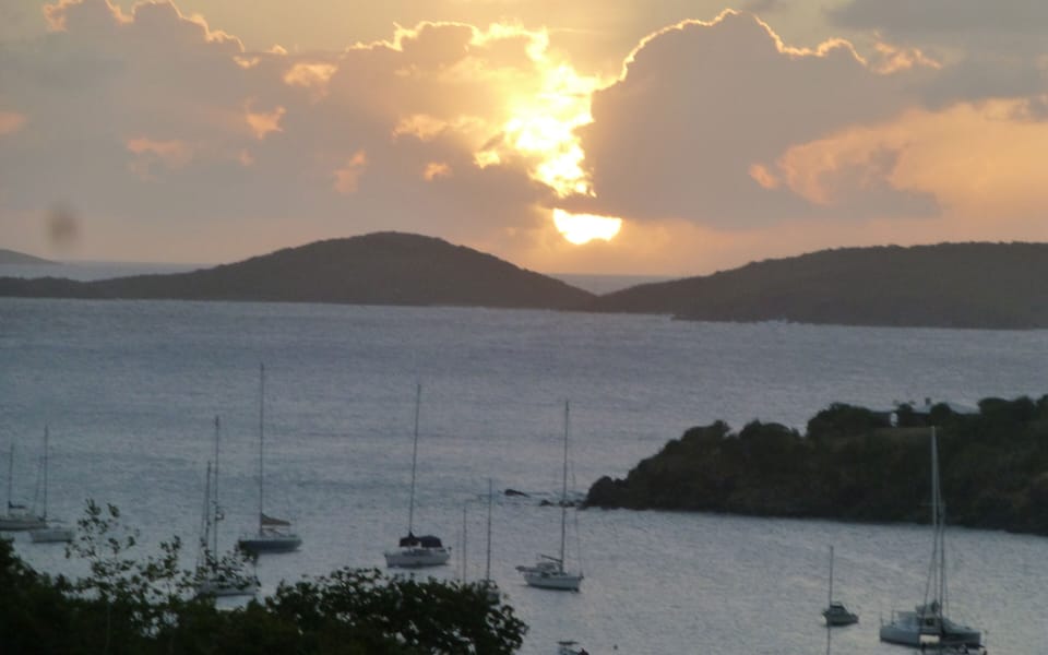 Sunset view from your private terrace
