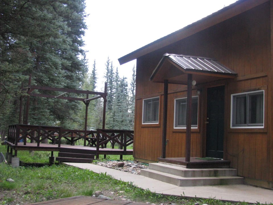 Front door and deck