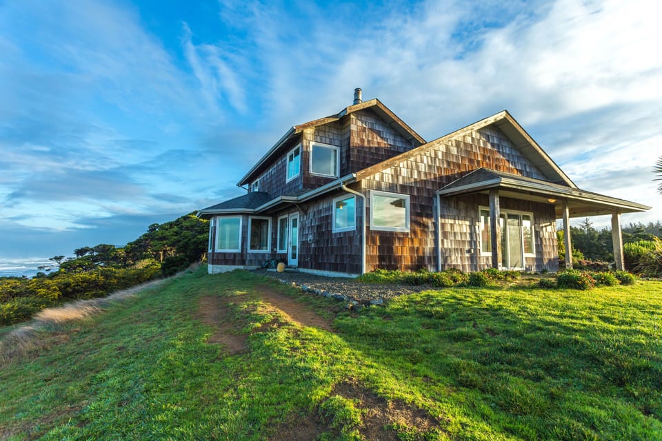 Shore Pines sits on 5 acres of secluded Southern Oregon Coastline.