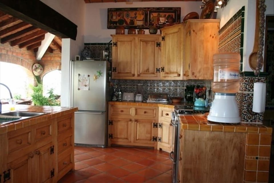 The kitchen.