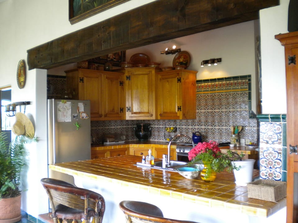 Open-air kitchen
