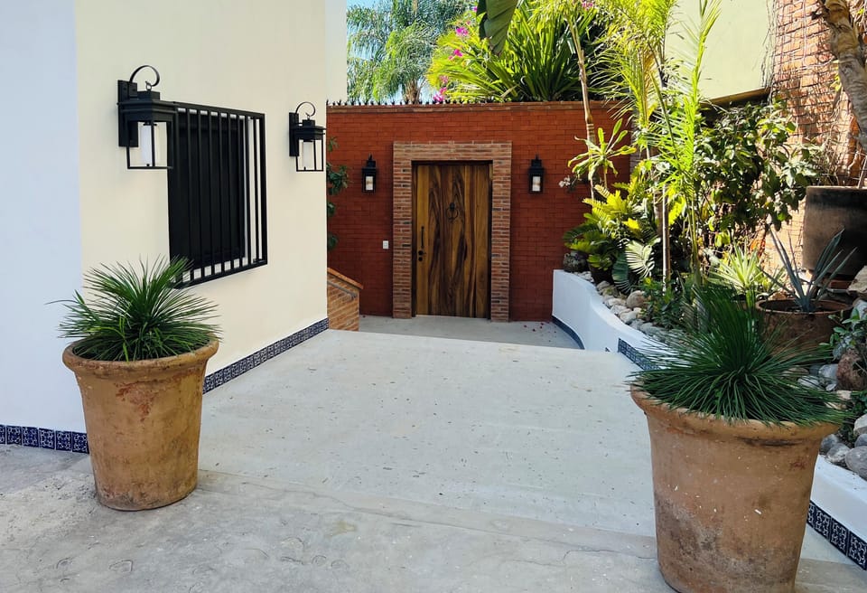 Entrance to house
