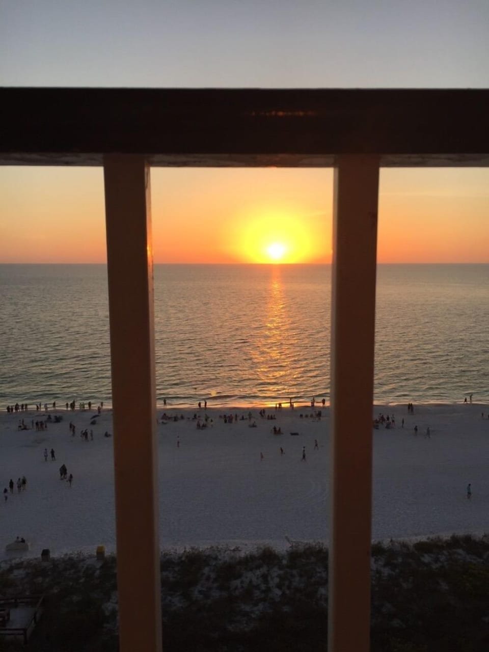 You don't have to stand on the beach for this view
