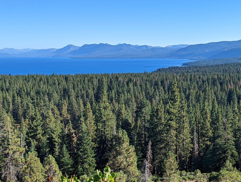 "Inspiration Point" short hike or bike from back of house