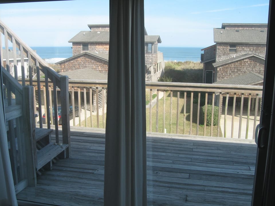 View from living room and top deck