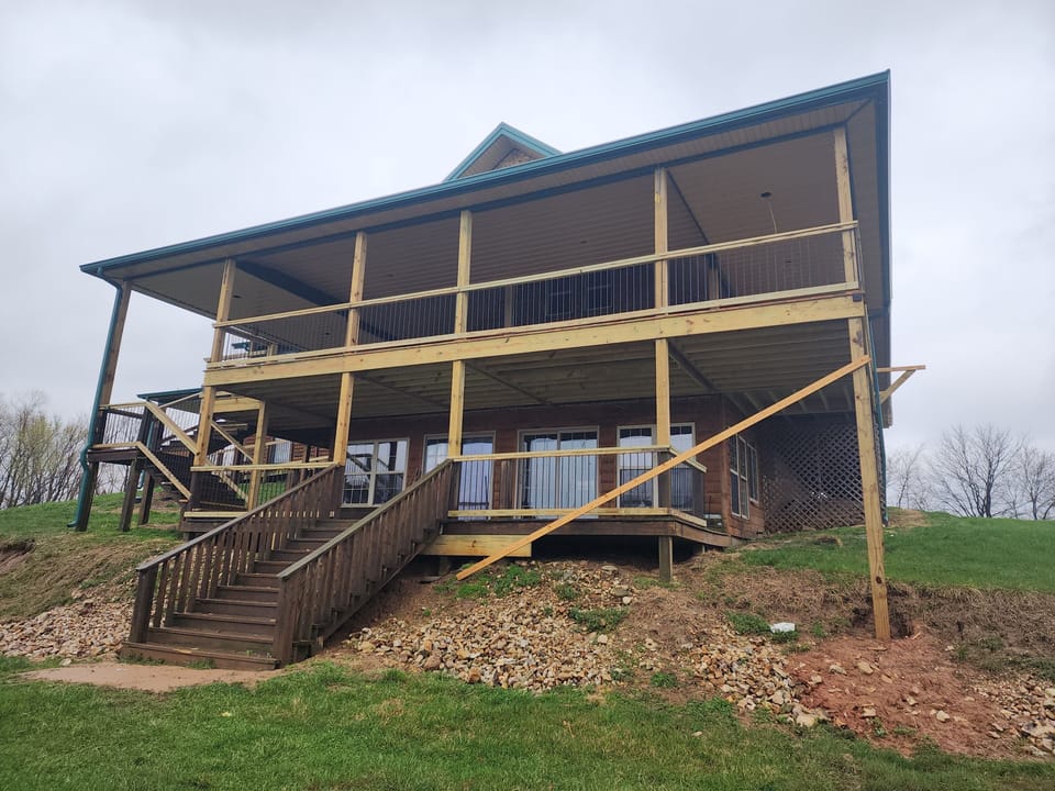 Additional outdoor area. Completed May 2025