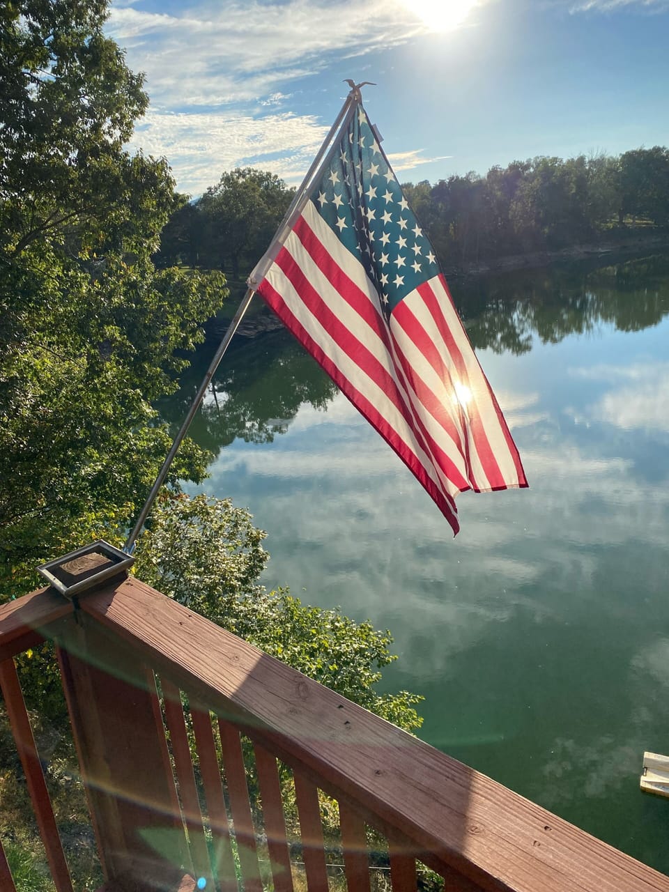 View from the deck