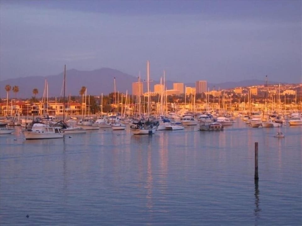 AMBER LIGHTS ON THE BAY