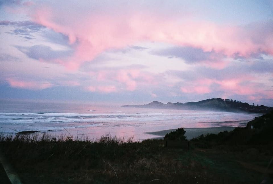Yaquina Head at dusk.