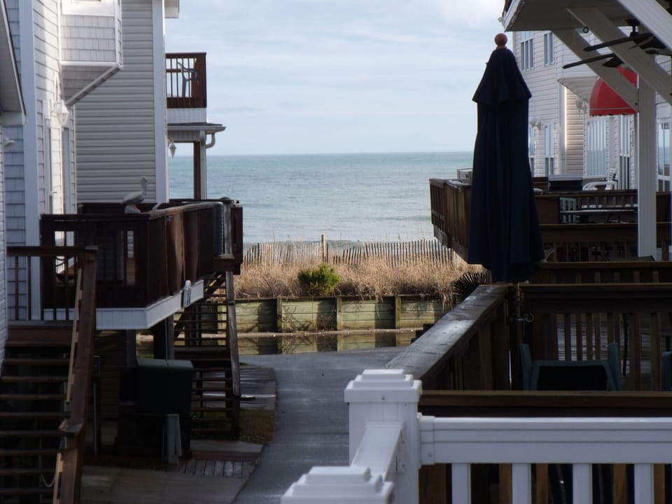 View of Ocean from main deck.
