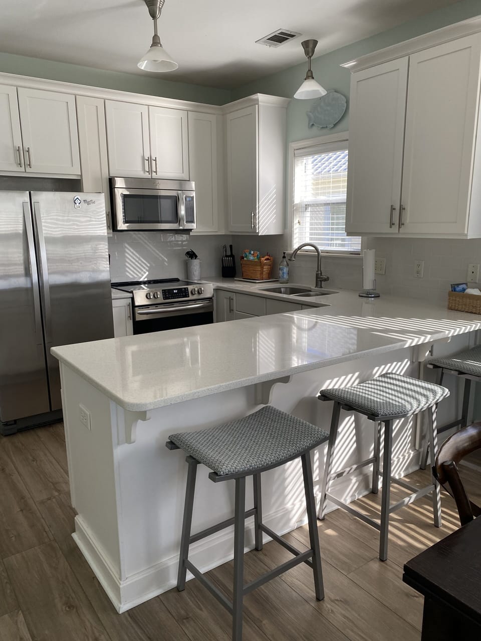 Newly renovated kitchen.