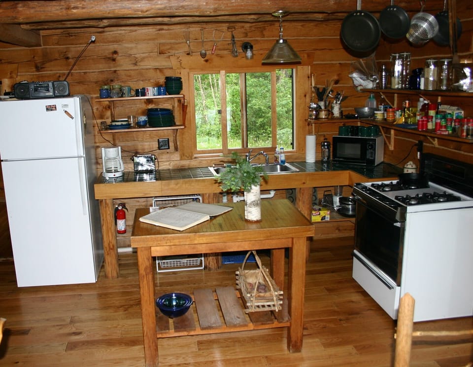 Kitchen is well stocked and simple!