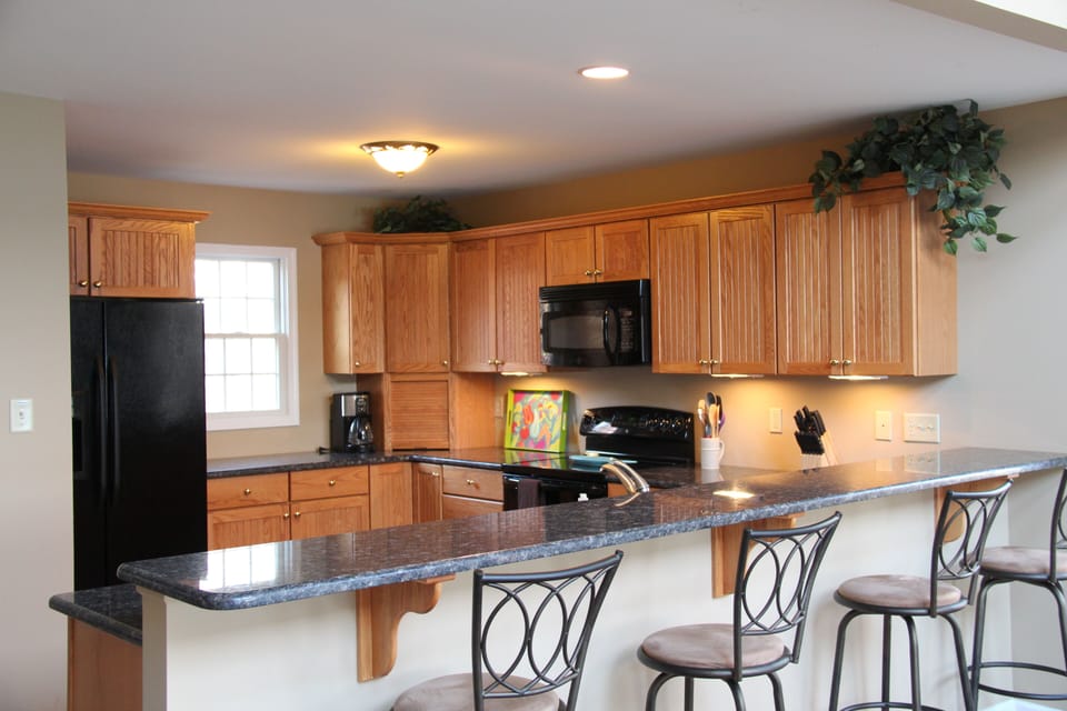 Fully stocked kitchen