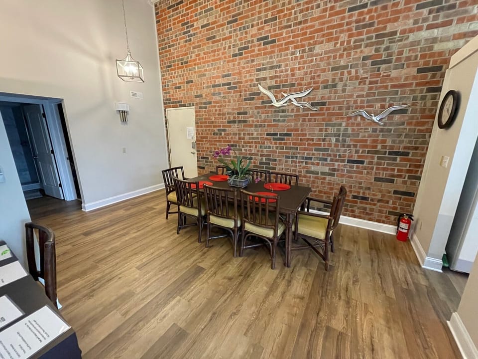 dining area, seats 8.  All new flooring installed April '22