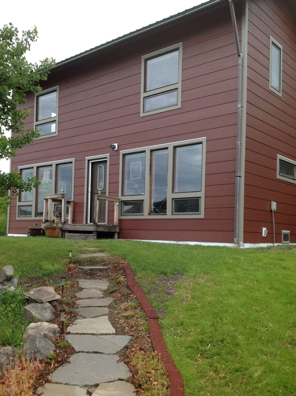 Front entry.