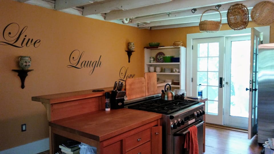Spacious, well-equipped  kitchen