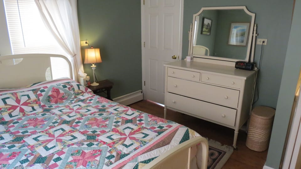 The antique dresser in the master BR.