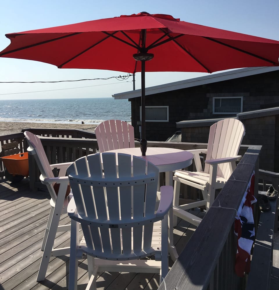 Front wrap around deck w/ ocean and bay views