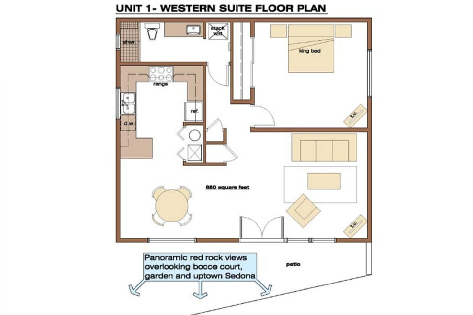 Western Suite #1 floorplan
