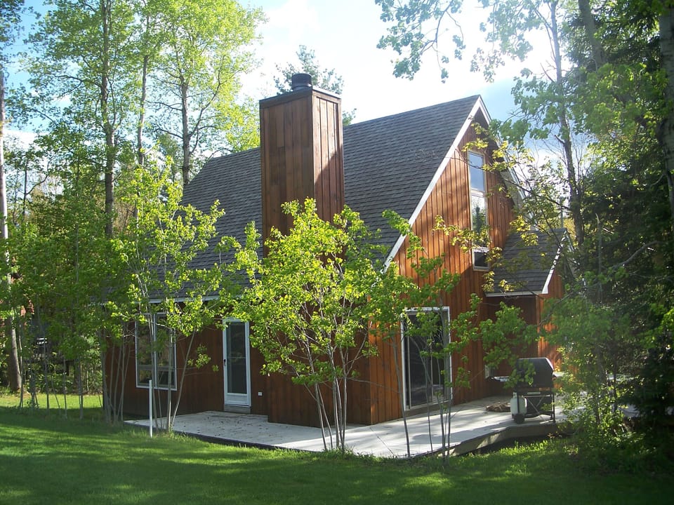 Deck looks over 3rd fairway