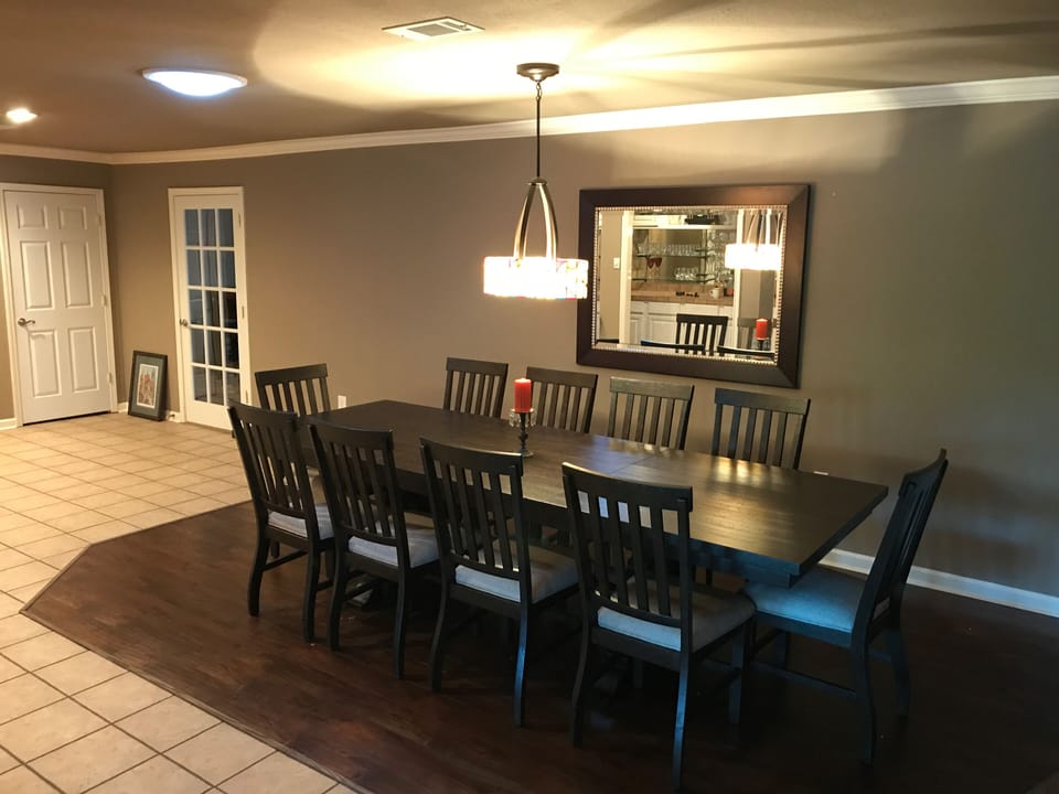 10 seat formal dining table 