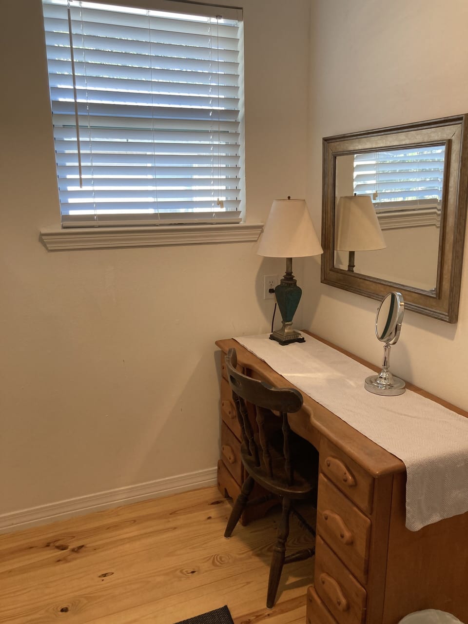 Dressing area in upstairs bathroom