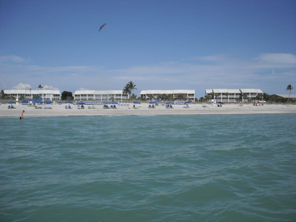 so close to the beach right on it