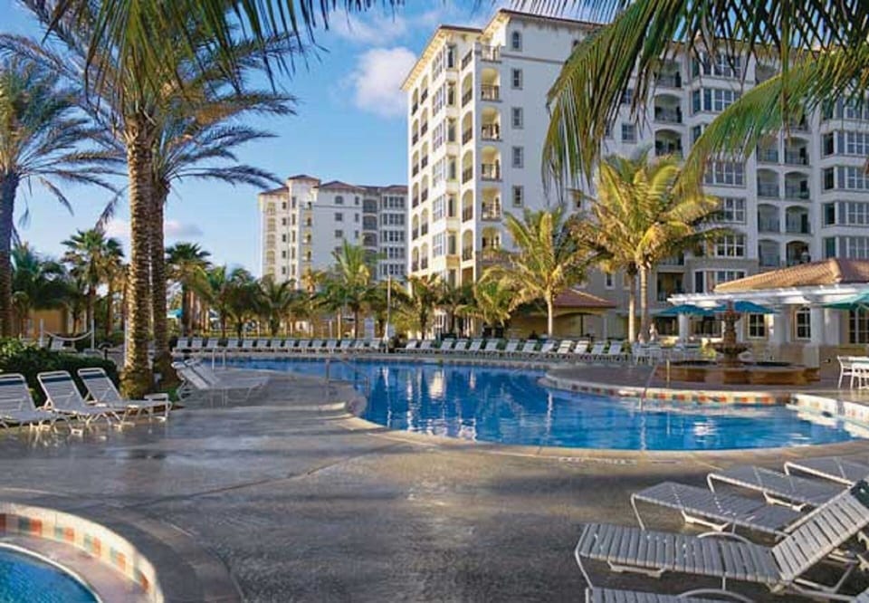 The Main Pool - Free cabanas and lots of chairs