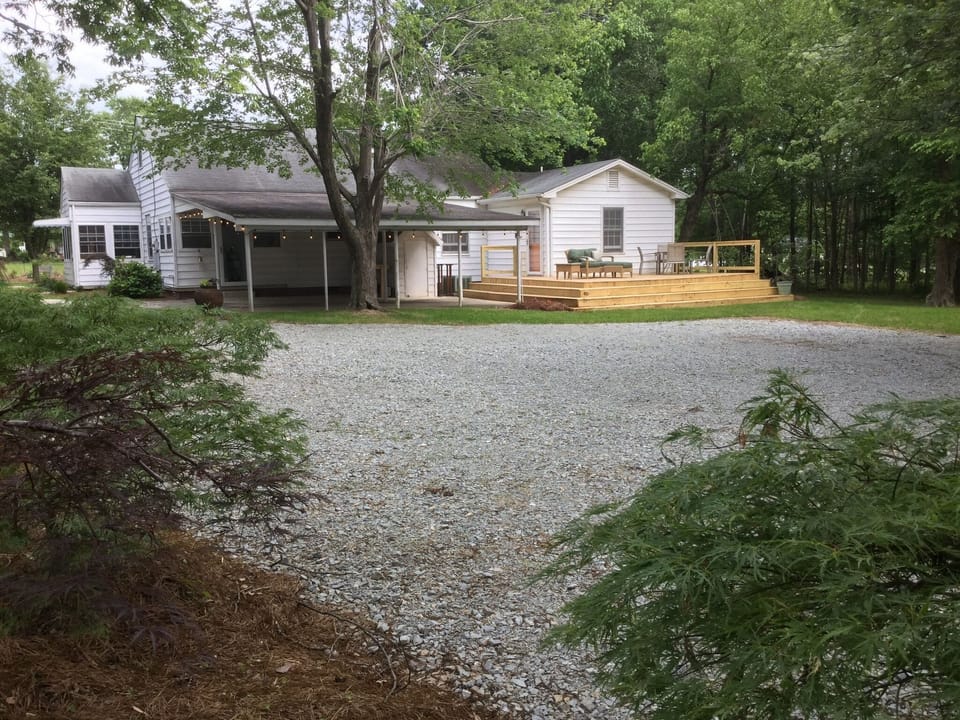 Rear of house