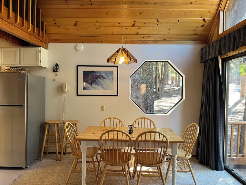 Dining room facing out to side of house